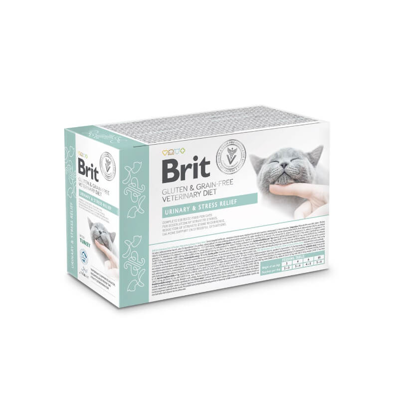 Brit GGF vet dieta za mačke Urinary&Stress Relief, vrečka - puran - 85 g (2)