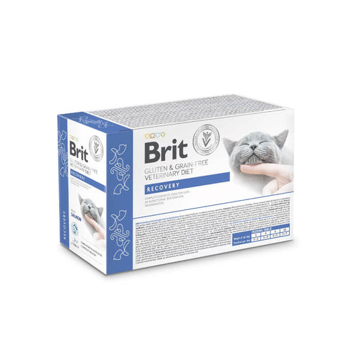 Brit GGF veterinarska dieta za mačke Recovery, vrečka - losos - 85 g - 12 x 85 g