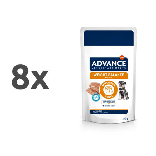 Advance veterinarska dieta Weight Balance Dog - 150 g - 8 x 150 g