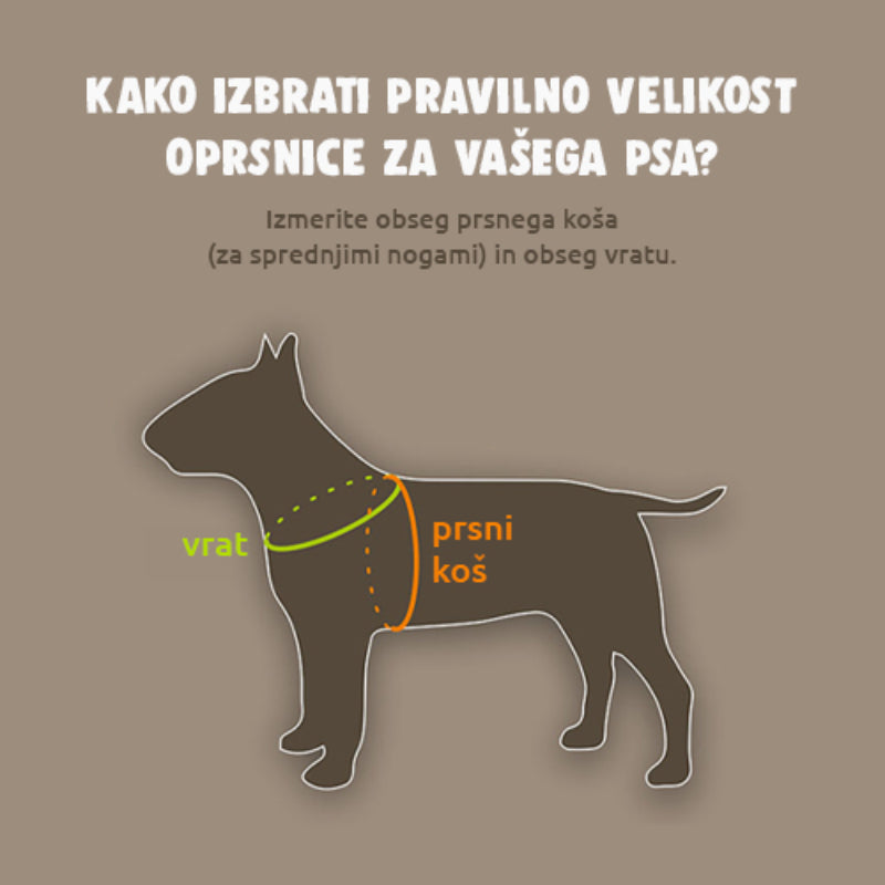 Coralpina nastavljiva oprsnica Cinquetorri - rdeča - različne velikosti (3)