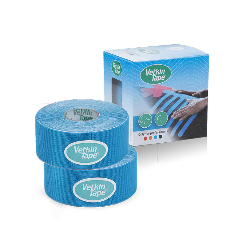 VetkinTape® kineziološki trak, moder - 5 m - 30 mm