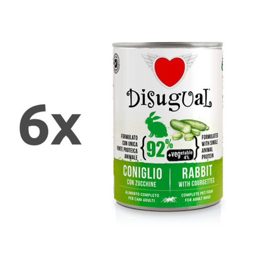 Disugual Vegetable - zajec in bučke - 6 x 400 g