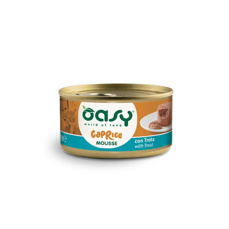 Oasy Caprice Mousse Adult postrv, mousse v konzervi - 85g - 85 g