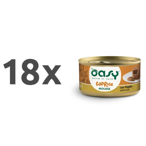 Oasy Caprice Mousse Adult jetrca, mousse v konzervi - 85g - 18 x 85 g