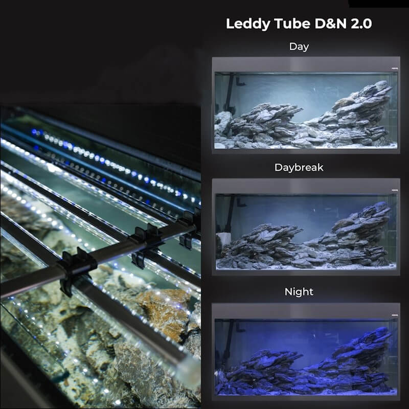 Aquael akvarij Glossy ST 80 Day&Night, siv - 125 L / 80 x 35 x 54 cm (6)