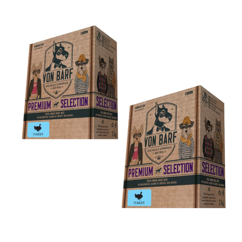 Von Barf Premium Selection - puran - 2 x (8 x 250g)
