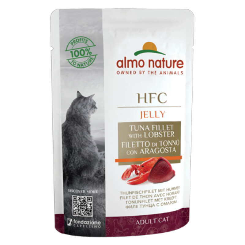 Almo Nature HFC Jelly vrečka - tunin file in jastog - 55 g