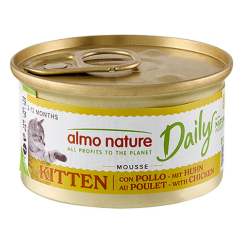 Almo Nature Kitten Daily Mousse konzerva - piščanec - 85 g