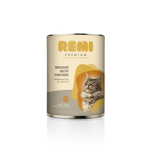 Remi Premium Cat nežna pašteta, konzerva - piščanec - 400 g - 400 g