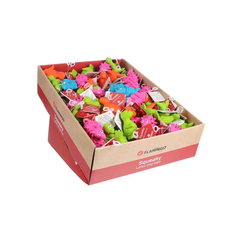 Flamingo Donnie dinozaver iz lateksa, različni motivi - 3 x 5 x 3,5 cm (2)