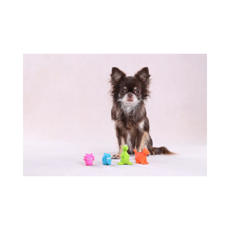 Flamingo Donnie dinozaver iz lateksa, različni motivi - 3 x 5 x 3,5 cm (3)