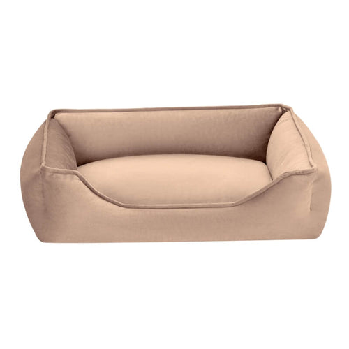 Pet Comfort oglato ležišče Delta Leo Ecru, različne velikosti - rožnato bež - 45 x 55 cm