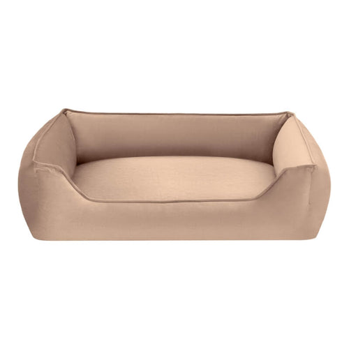 Pet Comfort oglato ležišče Delta Leo Ecru, različne velikosti - rožnato bež - 90 x 70 cm