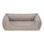 Pet Comfort oglato ležišče Delta z ortopedsko peno, različne velikosti - sv. sivo - 45 x 55 cm