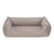 Pet Comfort oglato ležišče Delta z ortopedsko peno, različne velikosti - sv. sivo - 75 x 60 cm