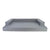 Pet Comfort oglato ležišče Gloria Sofa z ortopedsko peno, razl. velikosti - sivo - 120 x 80 cm