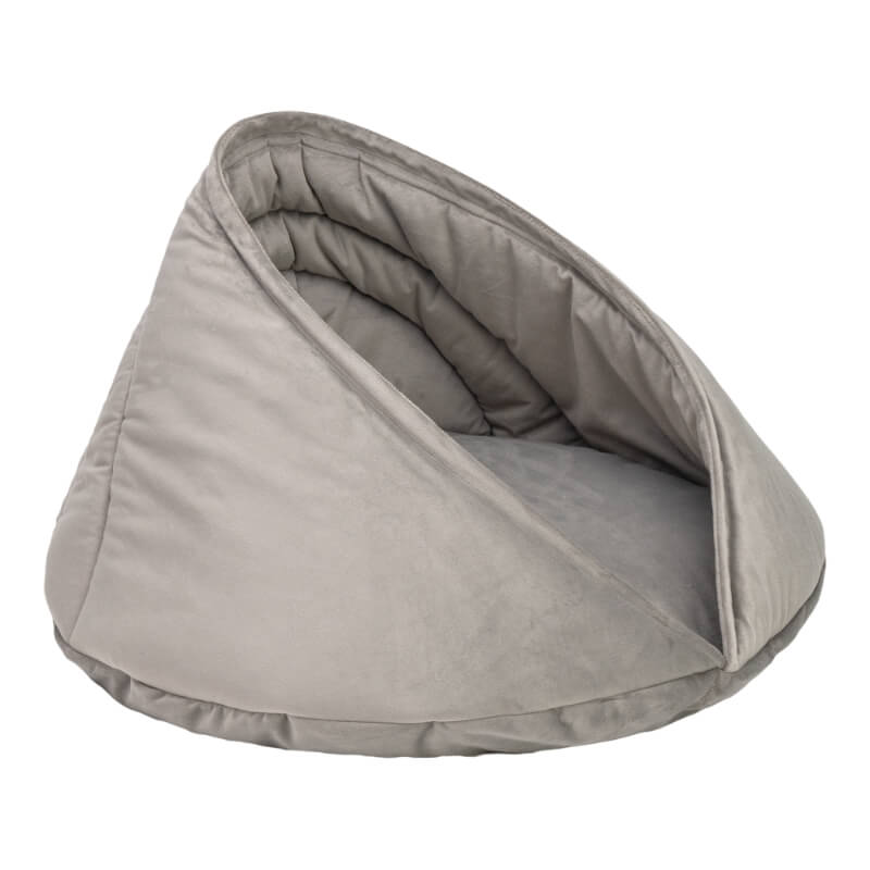 Pet Comfort ležišče/skrivališče Oyster, sivo - 55 x 55 x 32 cm (2)