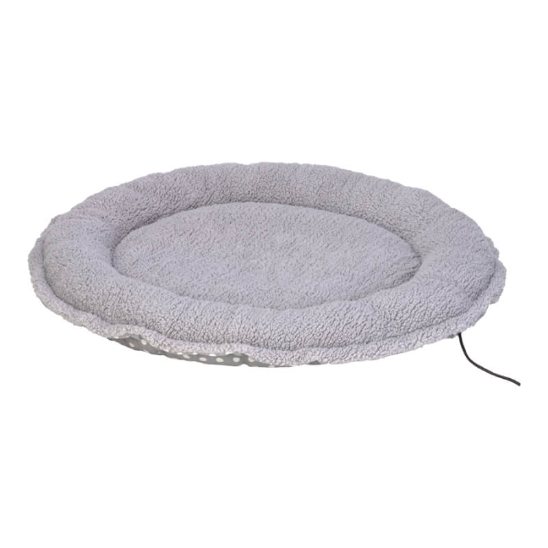 Pet Comfort okrogla blazina/ležišče Sunflower, siva s pikami - 75 cm (2)