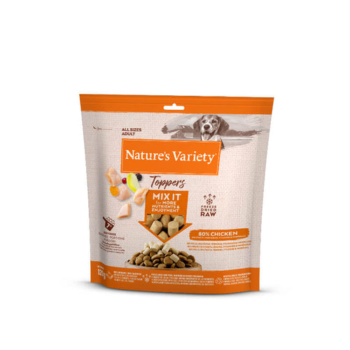 Nature's Variety Dog Toppers posip za hrano, piščanec - 120 g