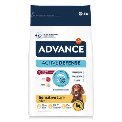 Advance Adult Sensitive - jagnjetina in riž - 3 kg