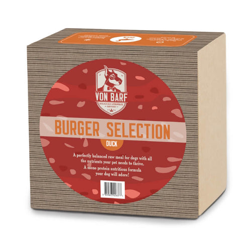Von Barf Burger Selection, raca - 1kg (5 x 200 g) - 1 kg