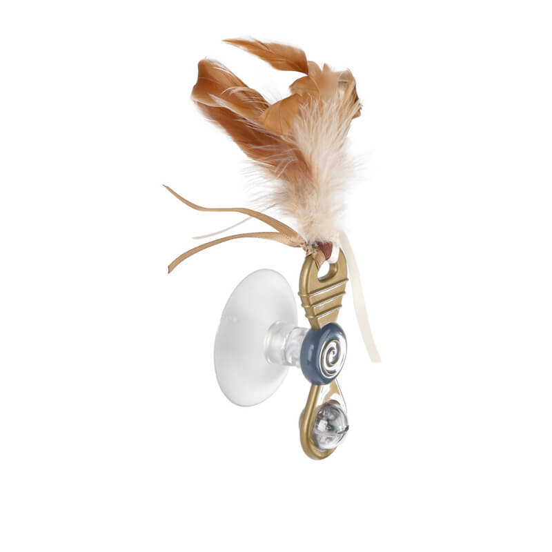 All For Paws Spin&Glow vrteča igrača s perjem in lučko - 27 cm (2)