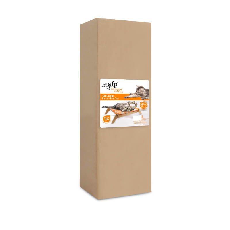 All for Paws Modern Cat lesen ležalnik, oranžen - 70 x 50 x 16,5 cm (2)