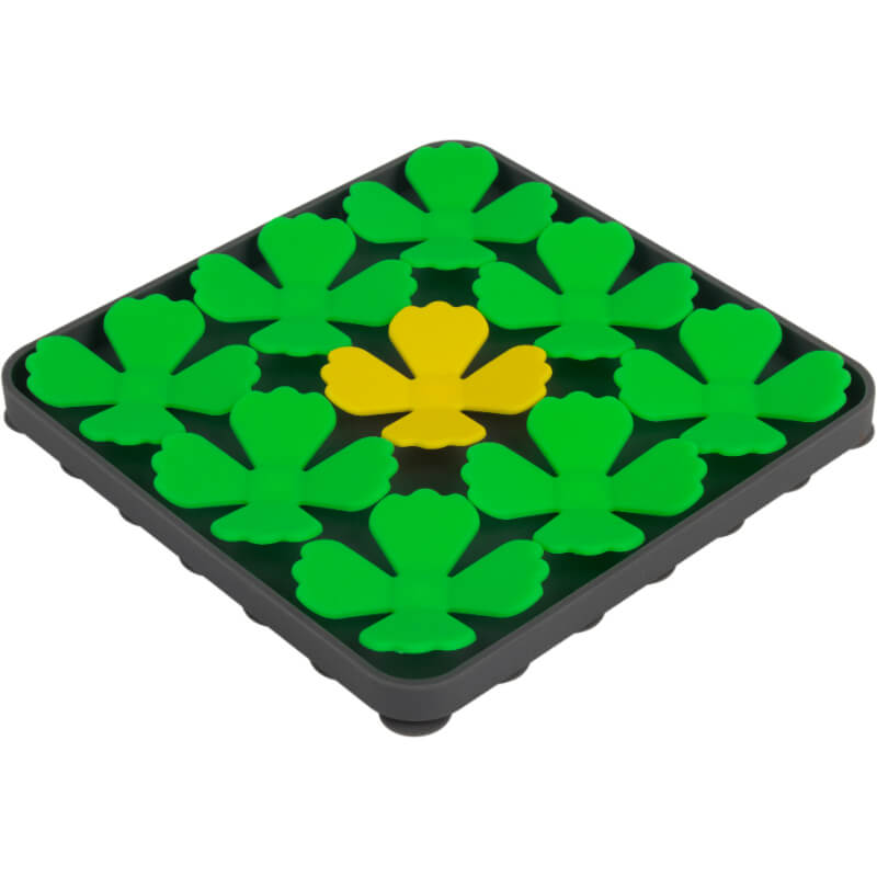 Pawise Lick It gumijasta podloga Lick Mat, rožice - 20 x 20 cm