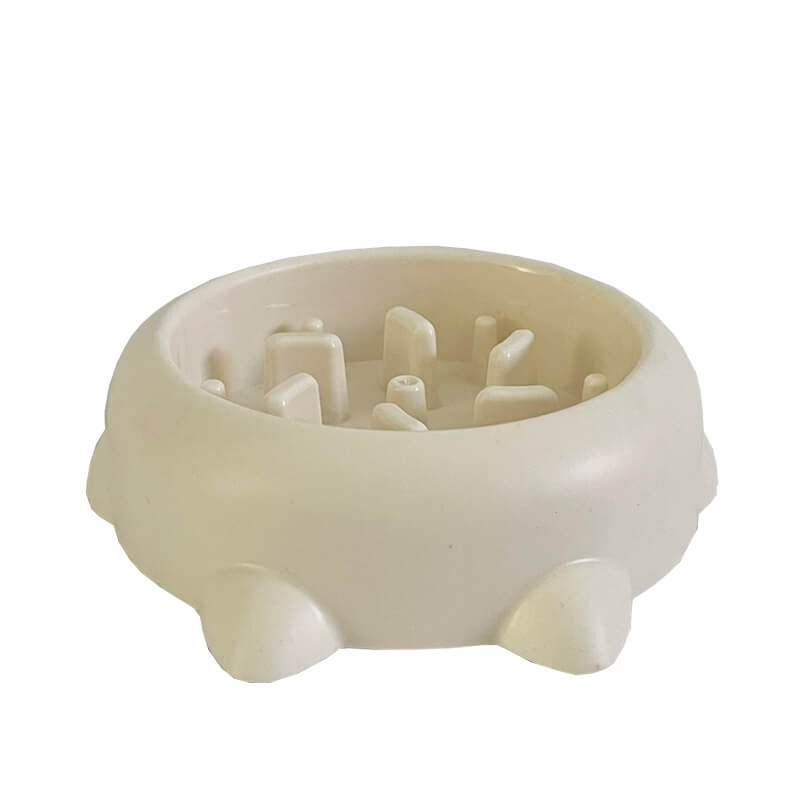 Pawise Slow Feed posodica za počasno hranjenje, bela - 14 cm