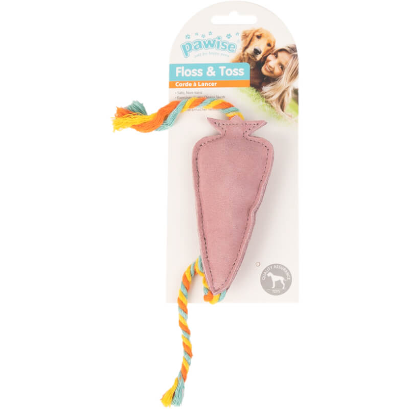 Pawise Puppy Life igračka z vrvjo, korenje - 14 cm