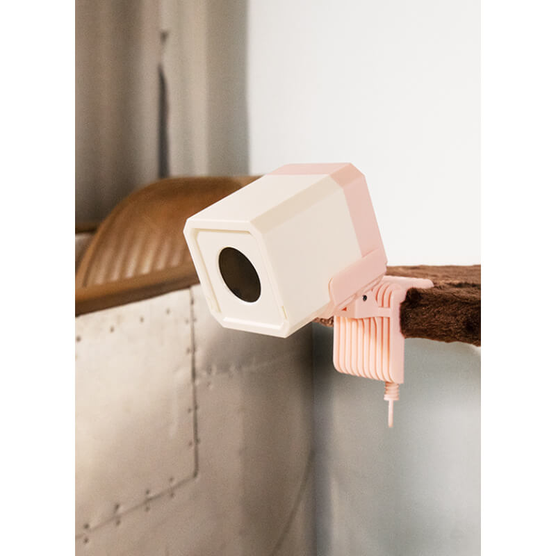 Pawise avtomatski laser za mačke, belo-roza - 15 x 7 cm (2)