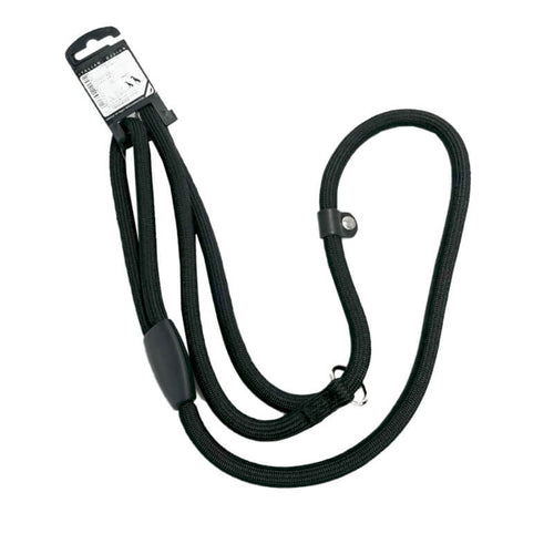 Ferplast Sport okrogel povodec z ovratnico - različne barve - 13 mm / 160 cm - črna