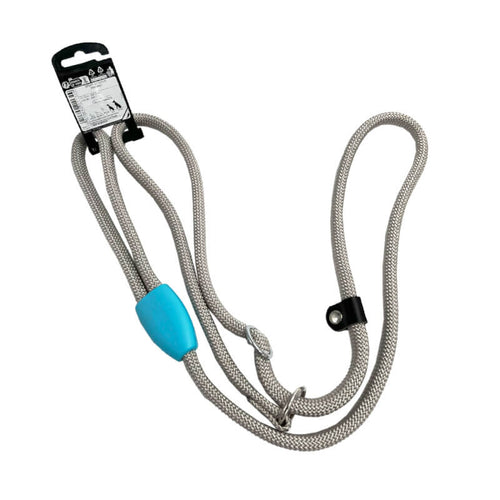 Ferplast Sport okrogel povodec z ovratnico - različne barve - 13 mm / 160 cm - siva