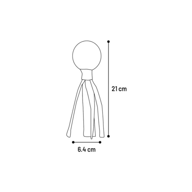 Flamingo igrača Lipa TPU žoga s trakovi - 21 x 6,4 cm (3)