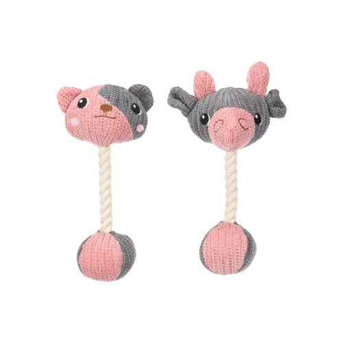 Flamingo Zoda igrača z vrvjo, različne živali - 26 x 12,4 cm