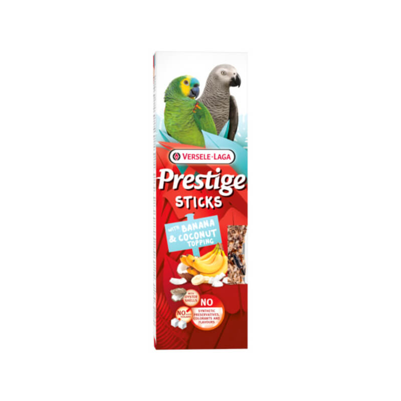 Versele-Laga Prestige kreker velike papige, banana in kokos - 140 g