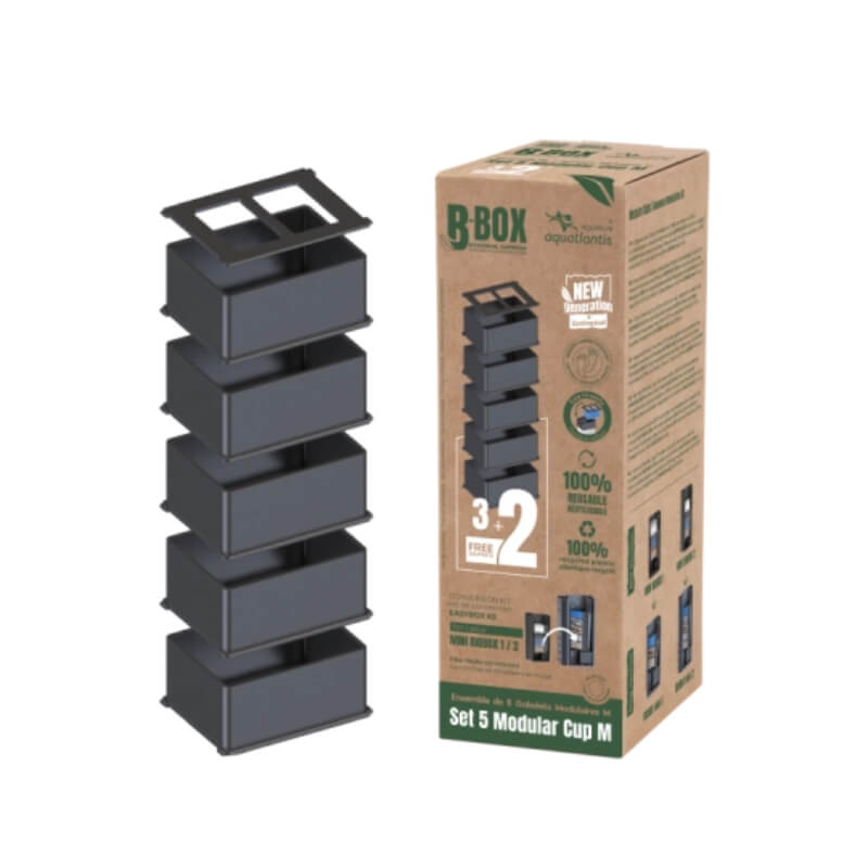 Aquatlantis B-Box set modul. košaric Modular Cup za vložke B-Box , 5 kos - M