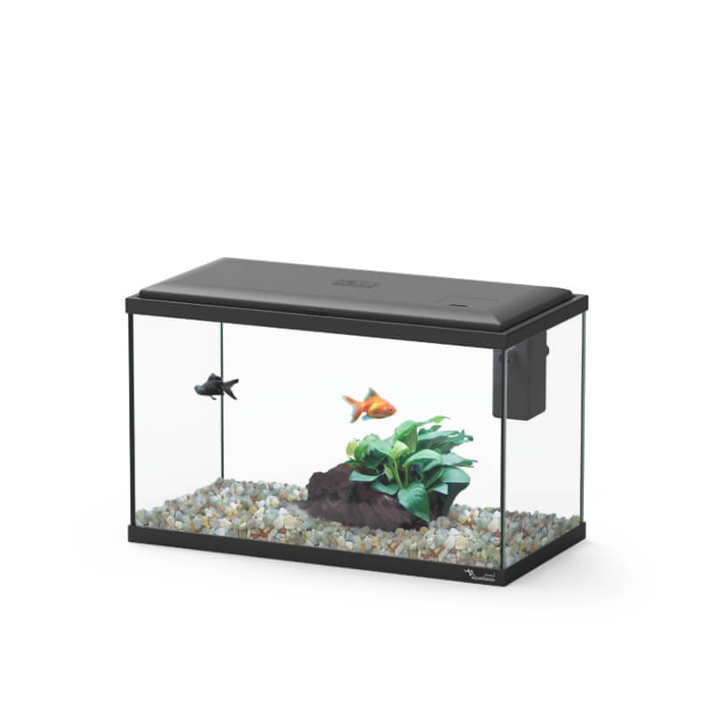 Aquatlantis akvarij Explorer Lisbon LED Biobox, črn - 22 L / 40,5 x 20,5 x 26,5cm