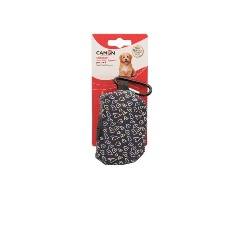 Camon nosilec za drečke s karabinom in potiskom, različne barve - 20 drečk (4)