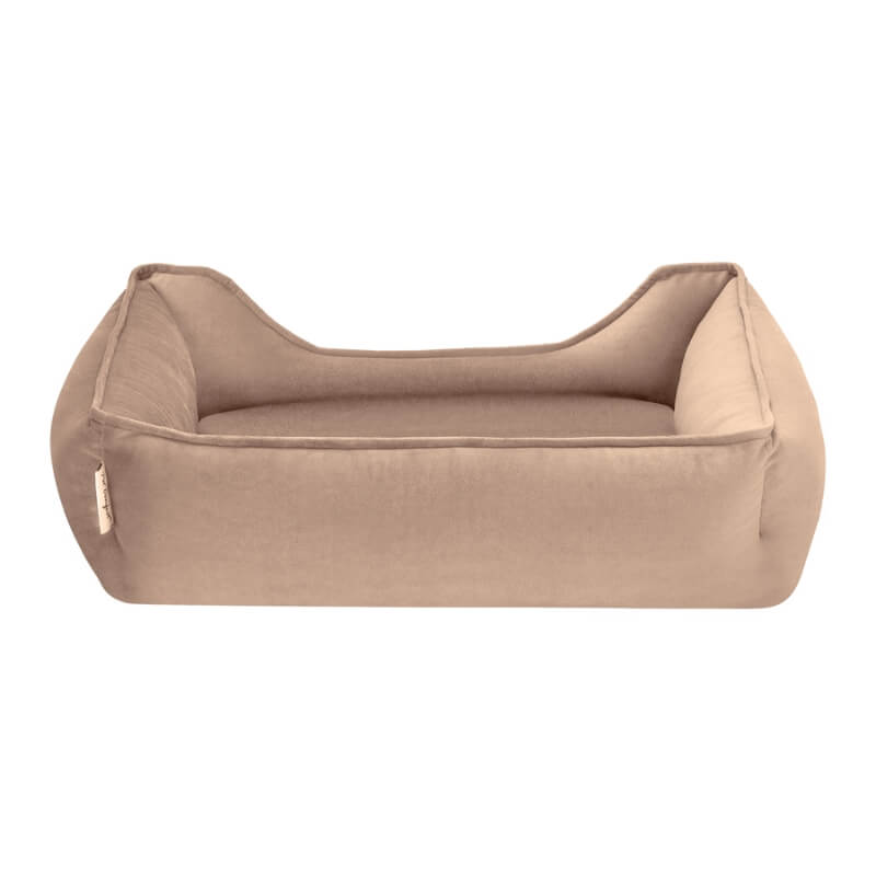 Pet Comfort oglato ležišče Delta Leo Ecru, različne velikosti - rožnato bež (3)