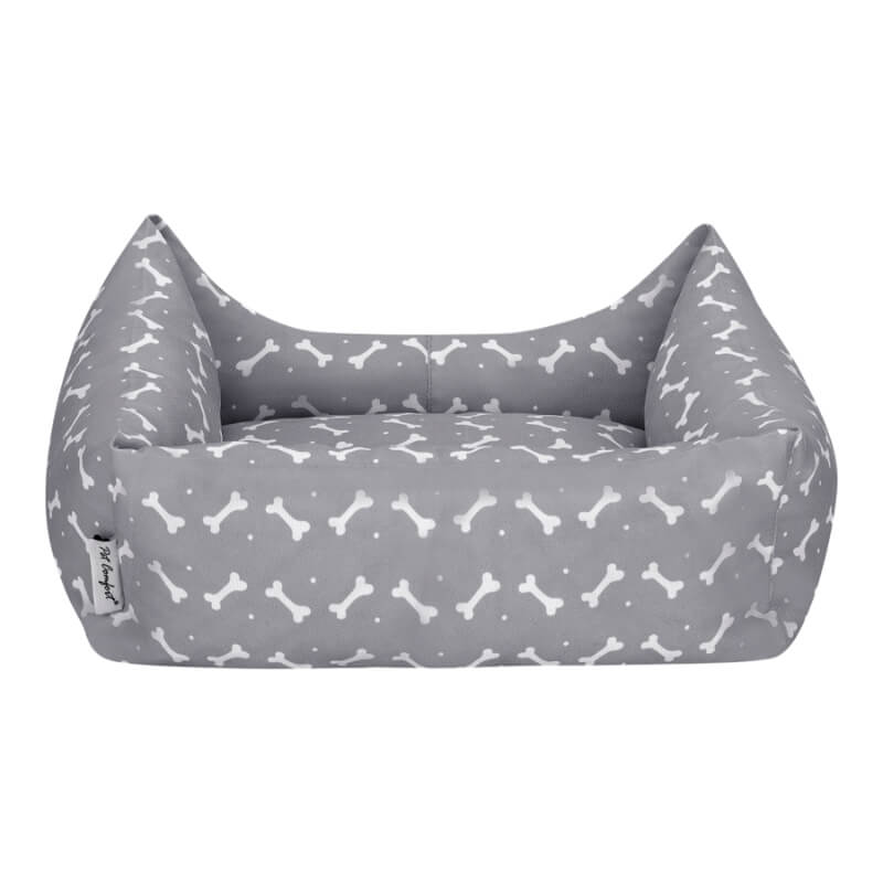 Pet Comfort oglato ležišče Uniform, različne velikosti - sivo (3)