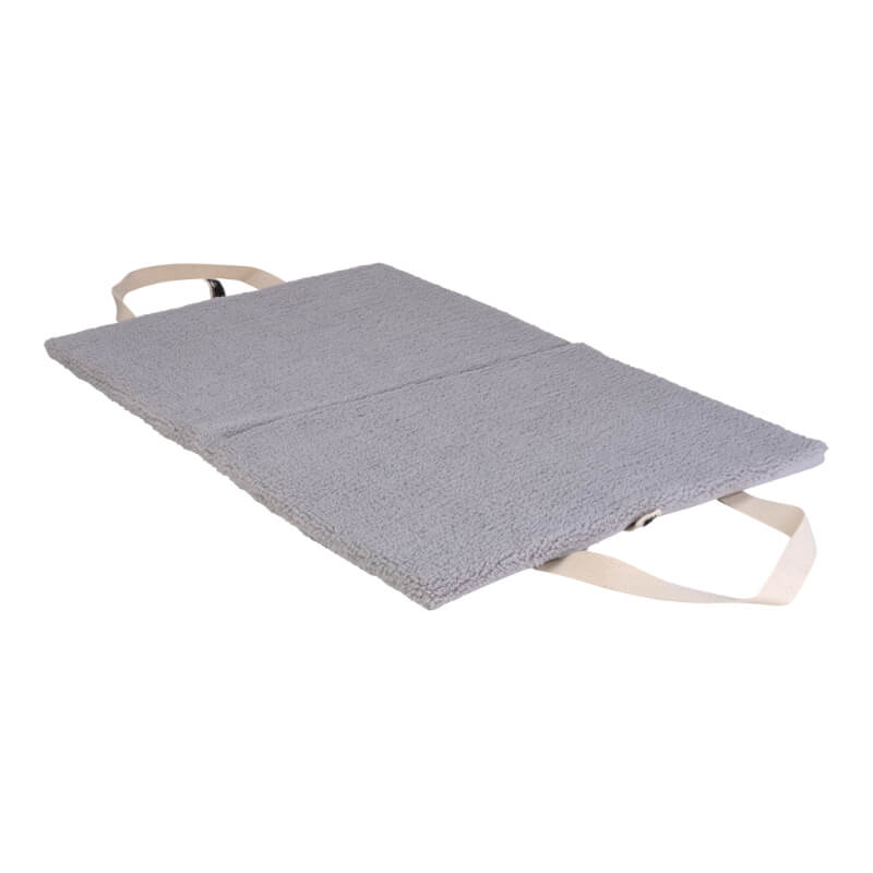 Pet Comfort zložljiva oglata blazina Zen z ortop. peno, razl. velikosti - siva (2)