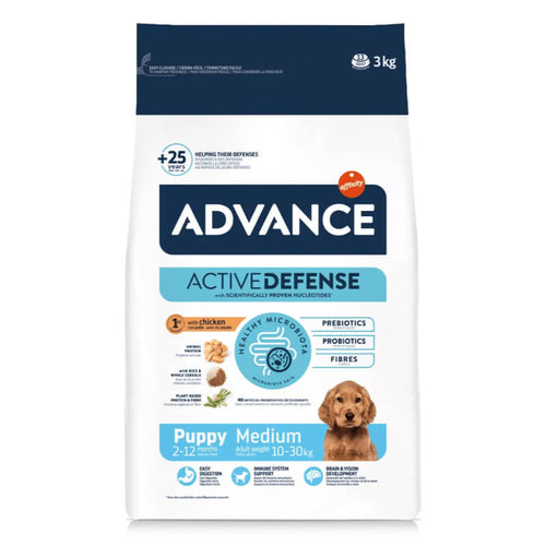 Advance Puppy Medium Protect - piščanec in riž - 3 kg