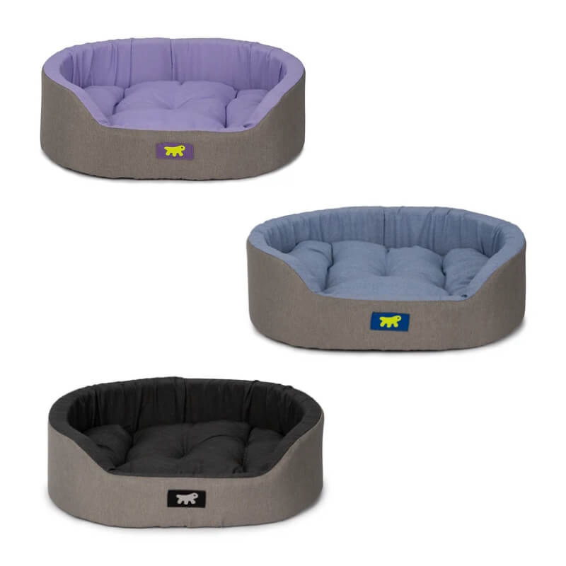 Ferplast ovalno ležišče Dandy, rjavo z različnimi barvami - razli. velikosti - 46 cm