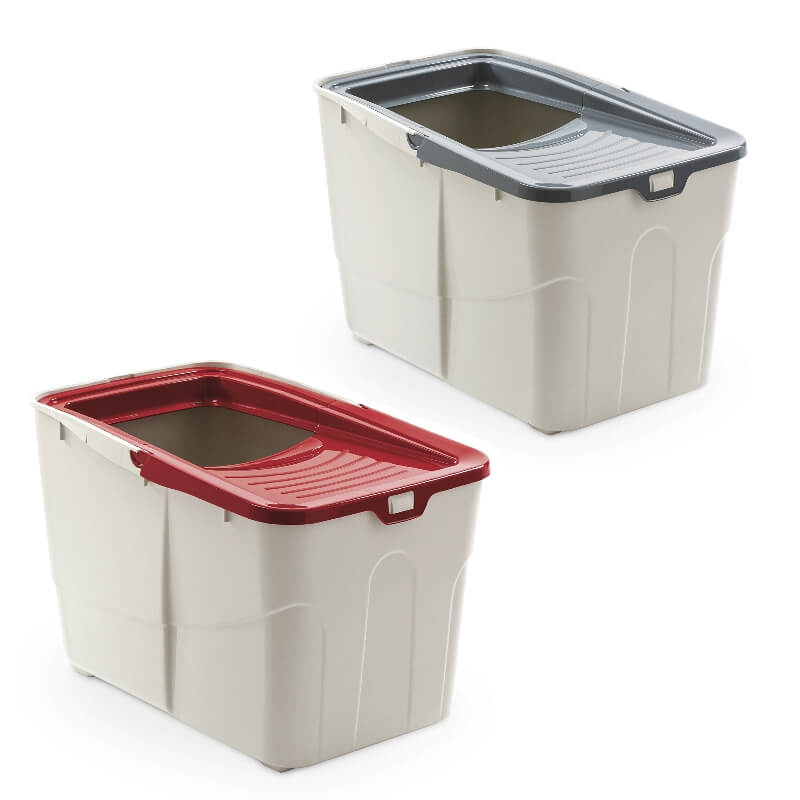 MPS zaprto mačje stranišče Buxo, različne barve - 60 x 38 x 56 cm