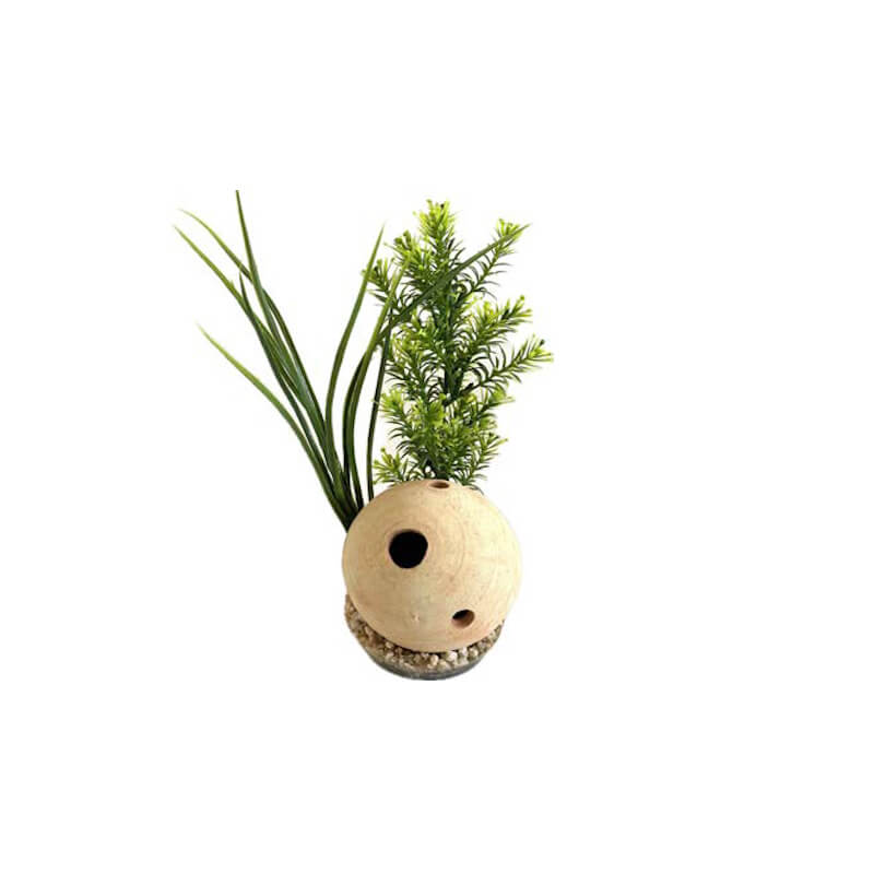 Sydeco umetni dekor Shrimp Ball - 9 cm