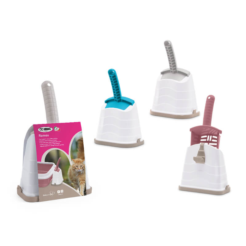 IMAC Romeo lopatica s stojalom za posip, različne barve - 28 cm