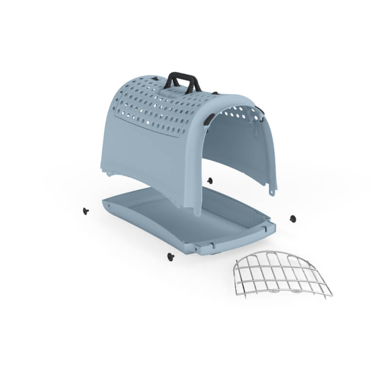 IMAC Linus Cabrio transporni boks, moder - 50 x 32 x 34,5 cm (2)