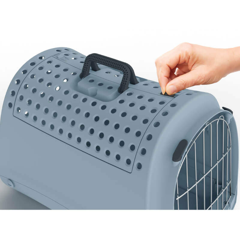 IMAC Linus Cabrio transporni boks, moder - 50 x 32 x 34,5 cm (3)