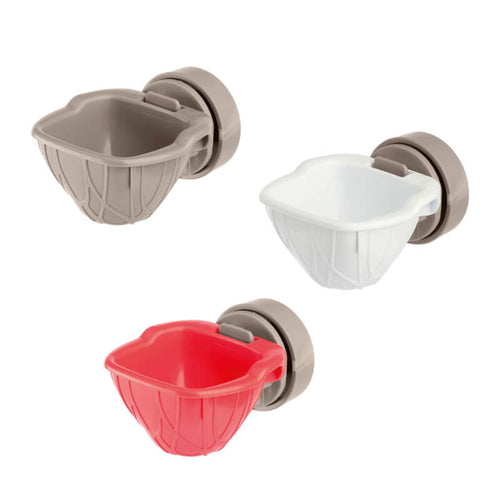 IMAC posodica za ptičjo hrano, različne barve - 5,5 x 5,5 x 3,5 cm